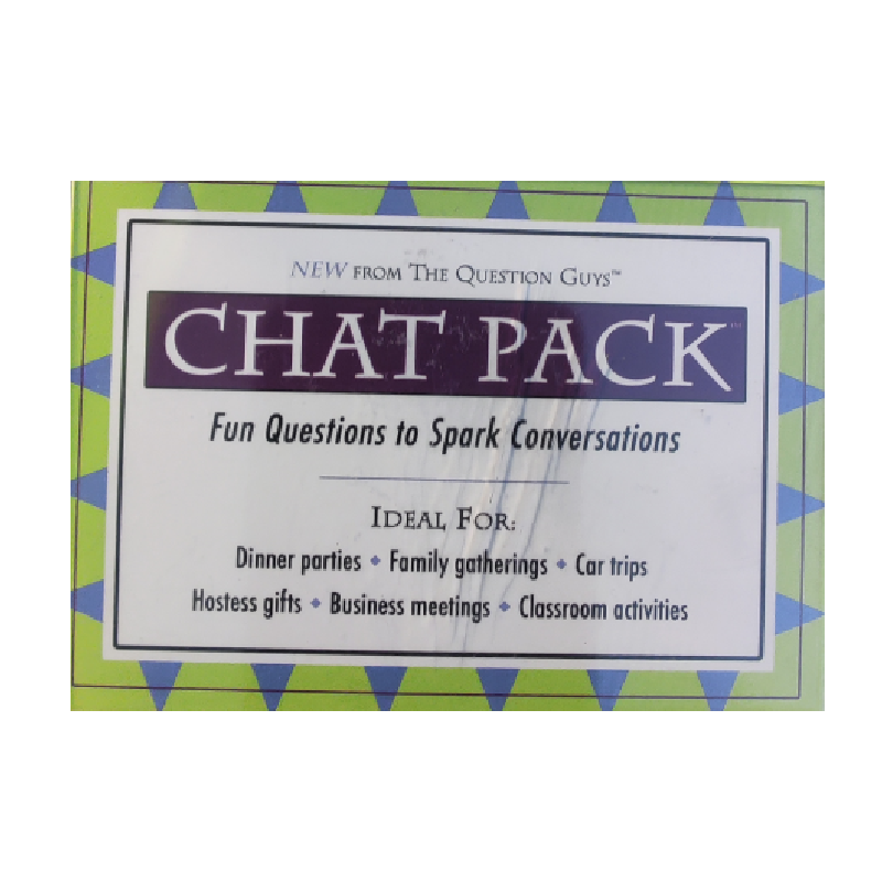 Chat Pack Fun Questions to spark Conversations 1 Chat Pack Fun Questions to spark Conversations