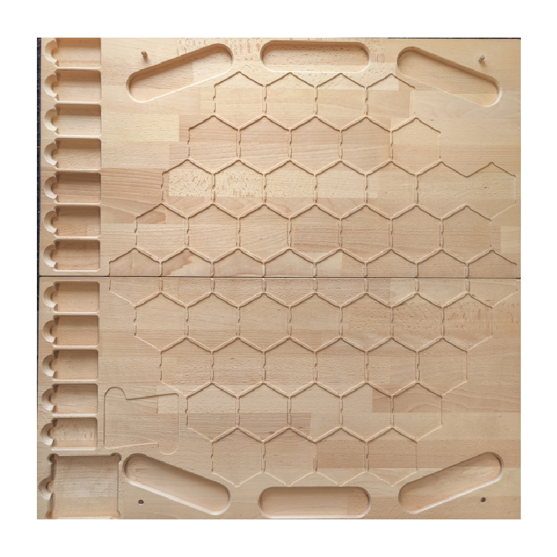 Siedler-Holz-Spielbrett 1 Siedler-Holz-Spielbrett