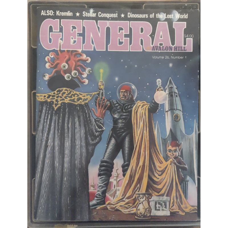 Avalon Hill: The General Magazin Vol. 26 No. 1 + Box mit Game Countern (1990) 1 Avalon Hill: The General Magazin Vol. 26 No. 1 + Box mit Game Countern (1990)